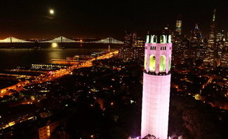 Visite nocturne de San Francisco et visite nocturne des lumières après la tombée de la nuit dans la ville de la baie.JPG